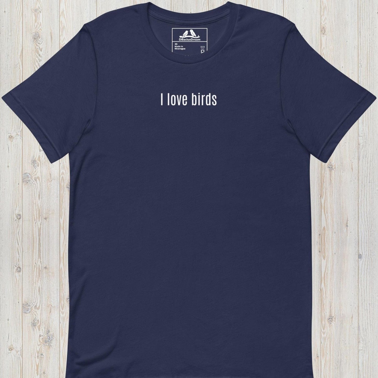 I Love Birds Unisex t-shirt