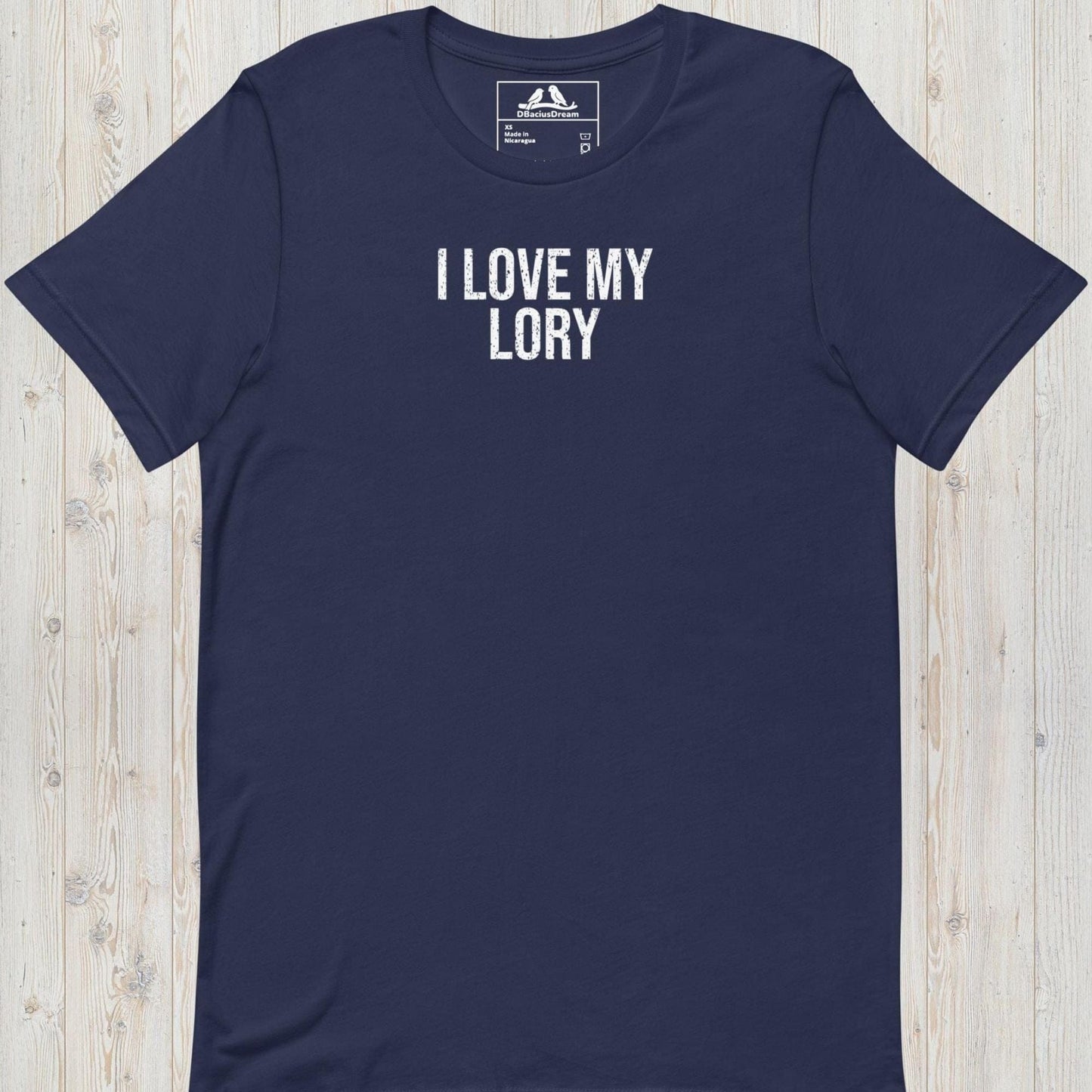 I Love My Lory Unisex t-shirt