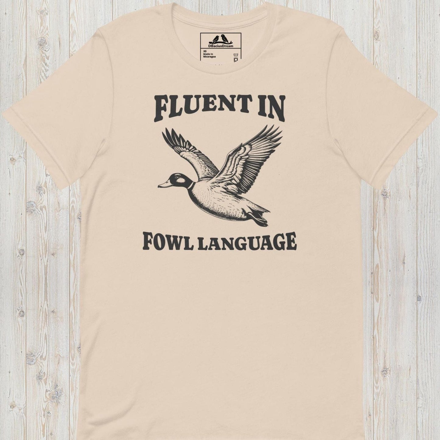 Fluent In Fowl Language Unisex t-shirt