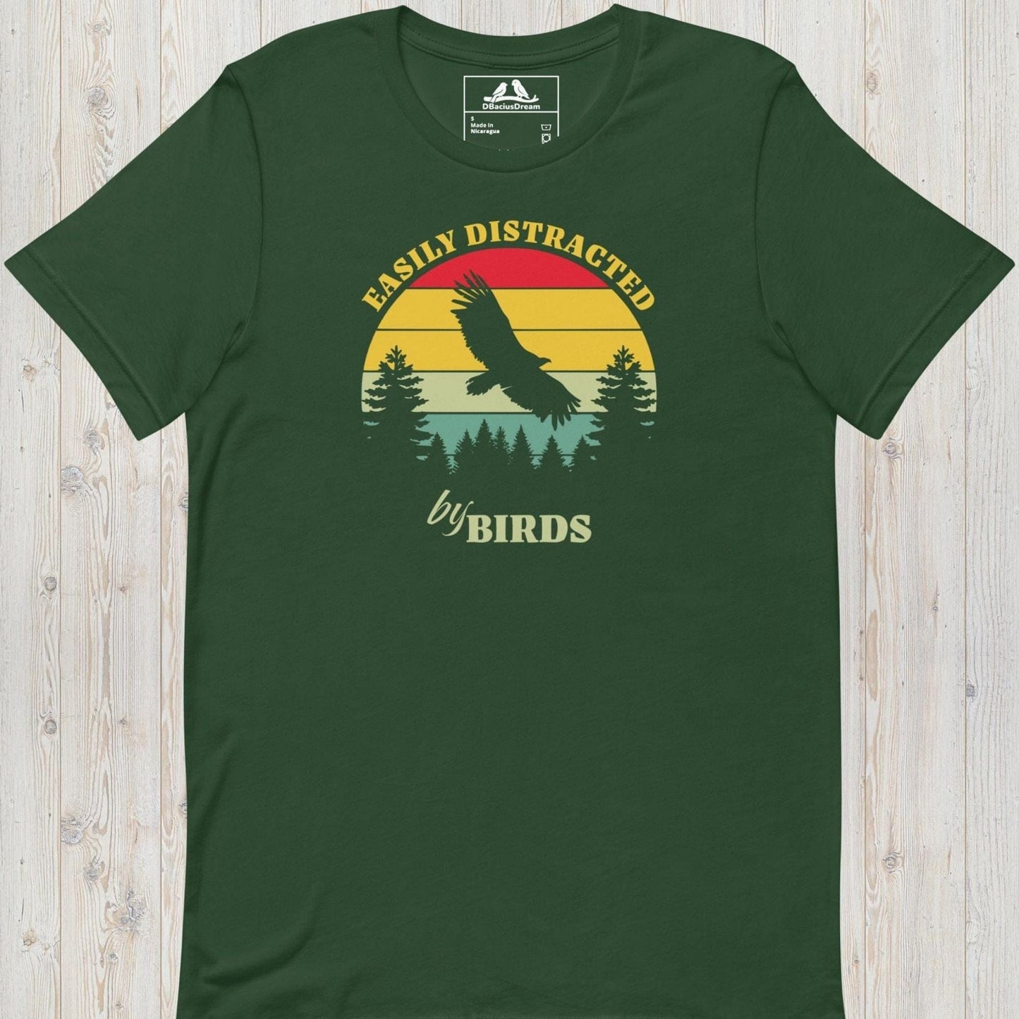 Easily Distracted By Birds Unisex t-shirt