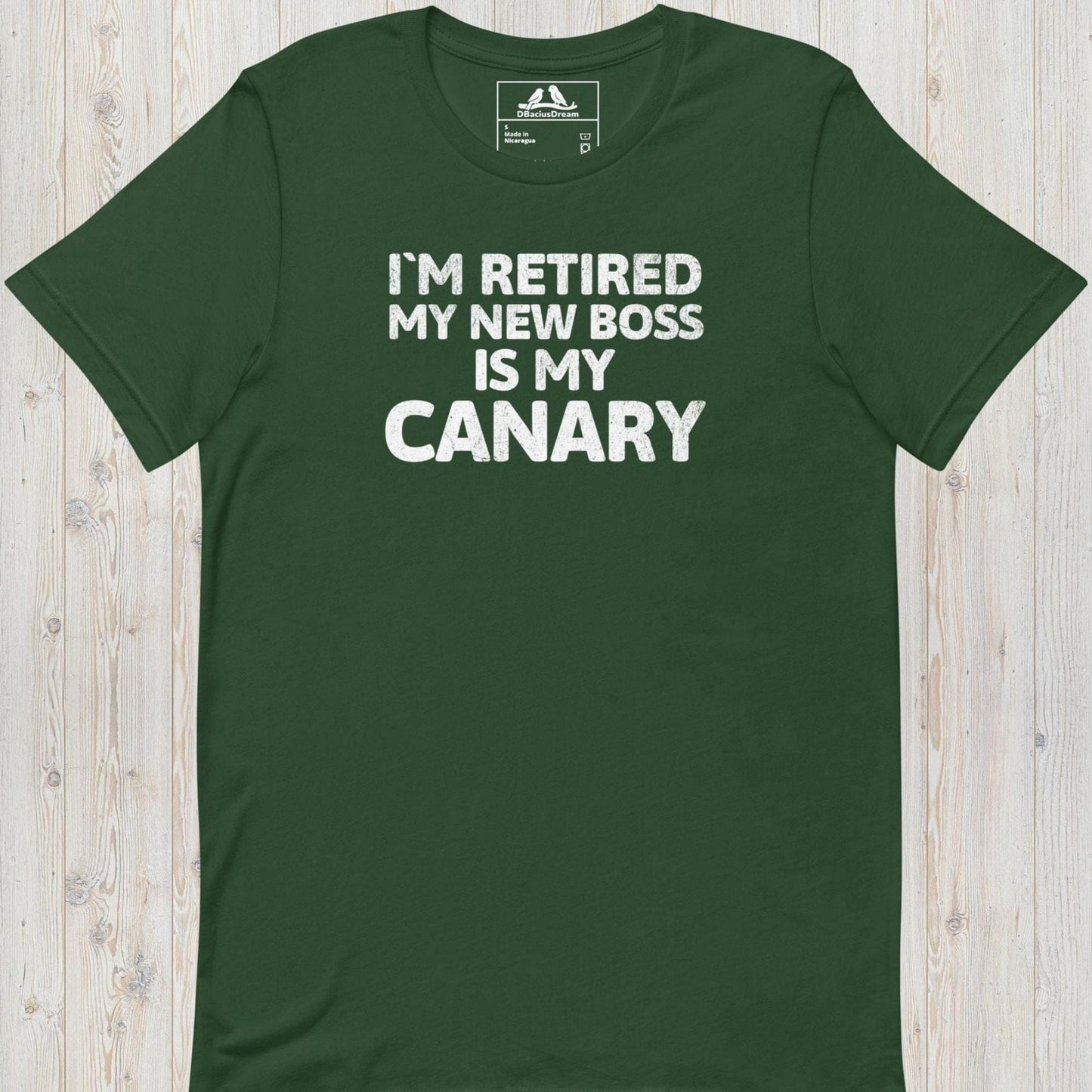 My New Boss Is My Canary Unisex t-shirt