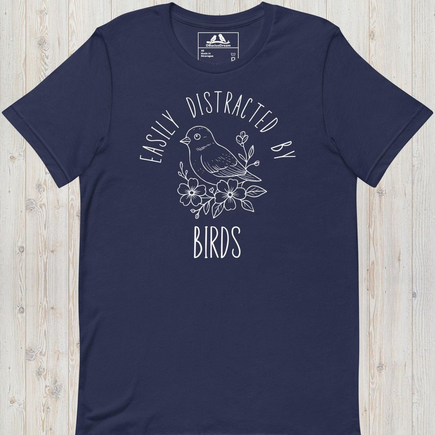 Easily Distracted By Birds Unisex t-shirt