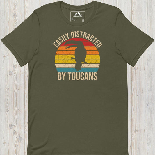 Easily Distracted By Toucans Unisex t-shirt