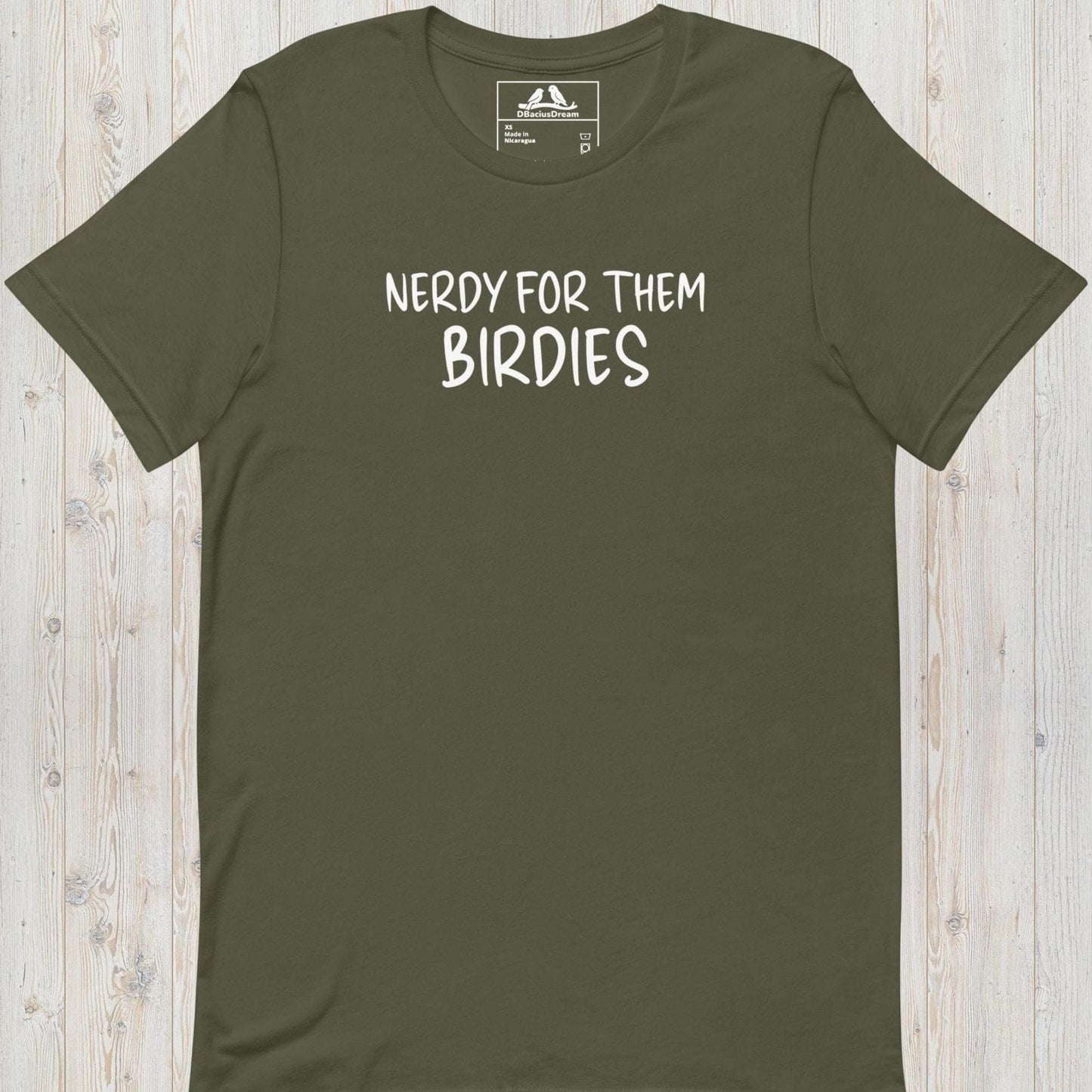Nerdy For Them Birdies Unisex t-shirt