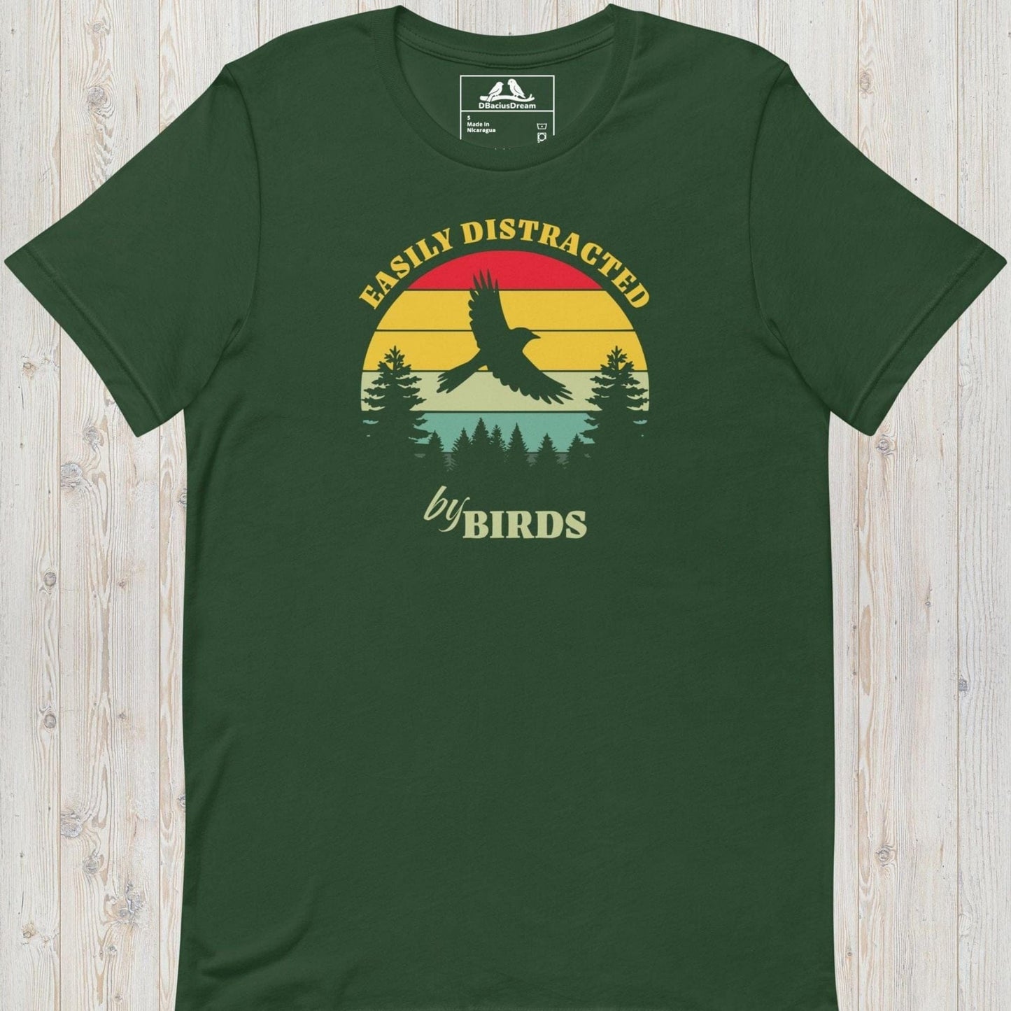 Easily Distracted By Birds Unisex t-shirt