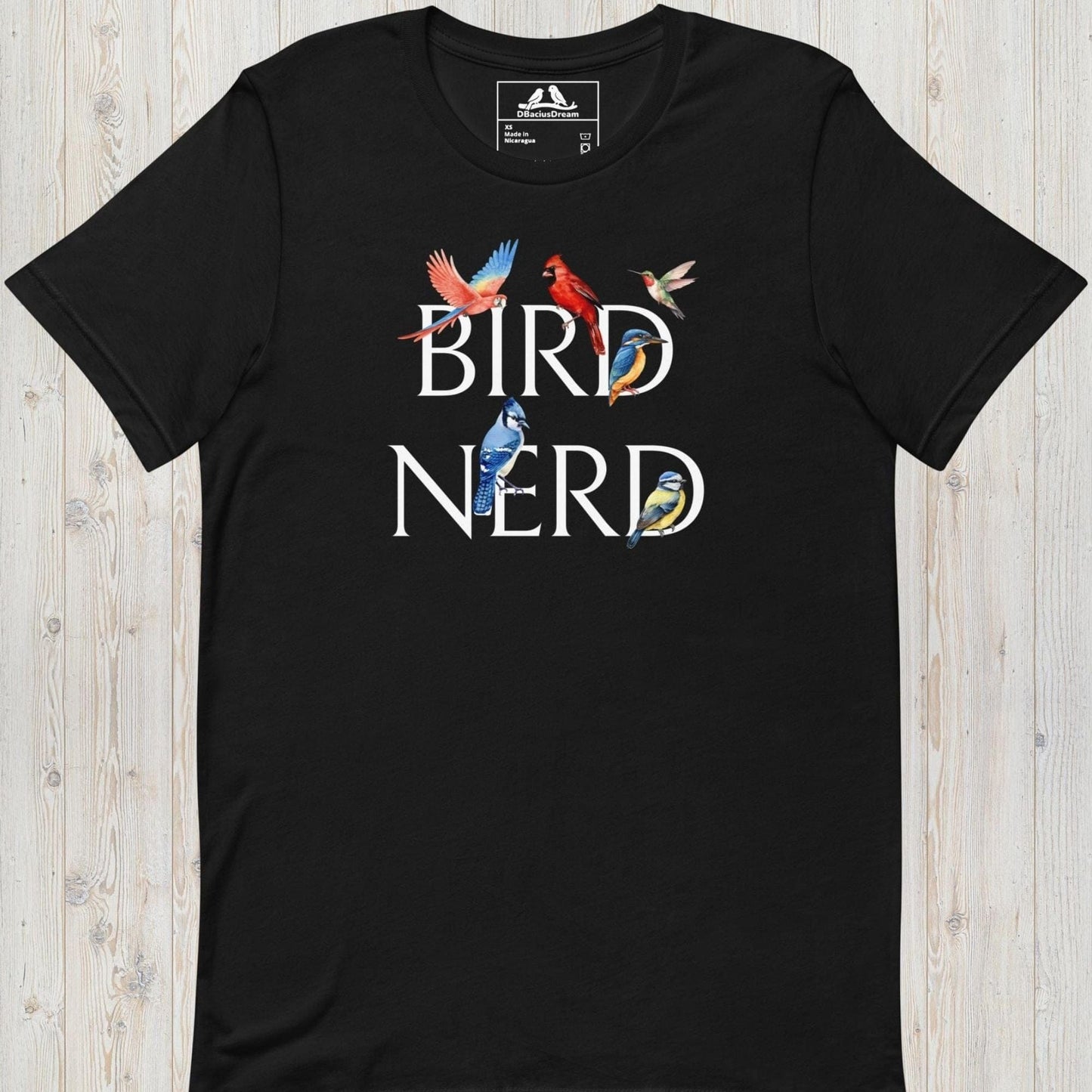 Bird Nerd Unisex t-shirt