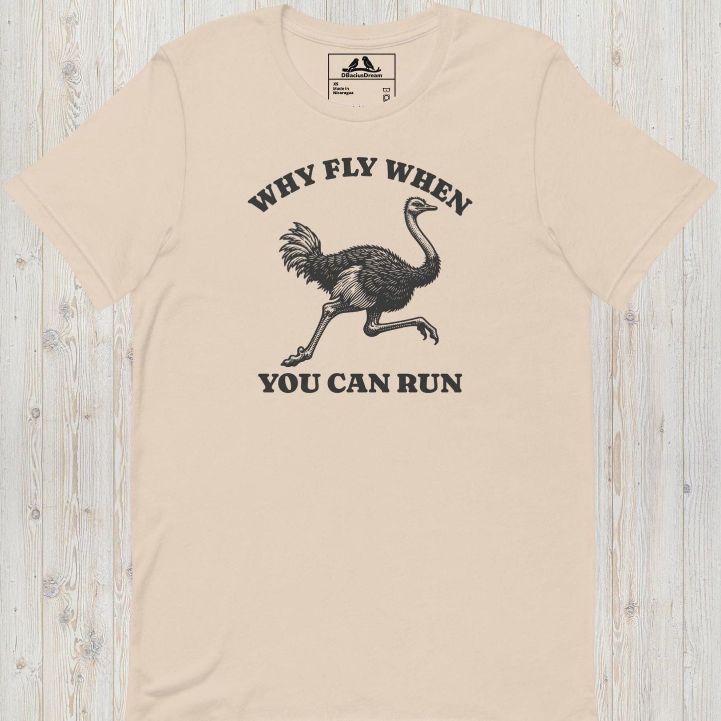 You Can Run Unisex t-shirt