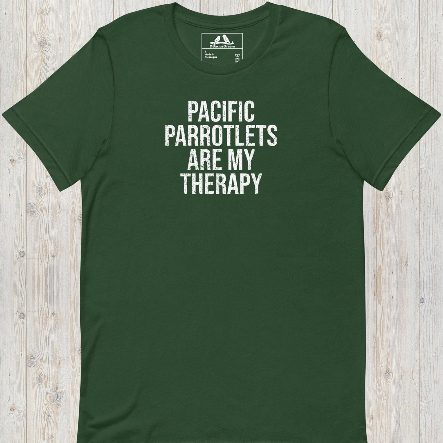 Pacific Parrotlets Are My Therapy Unisex t-shirt