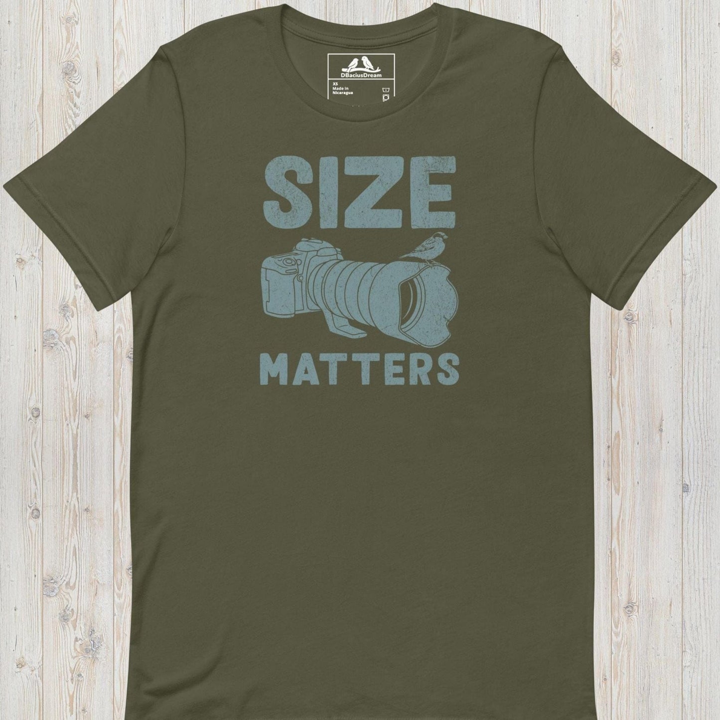 Bird Photography ”Size Matters” Unisex t-shirt