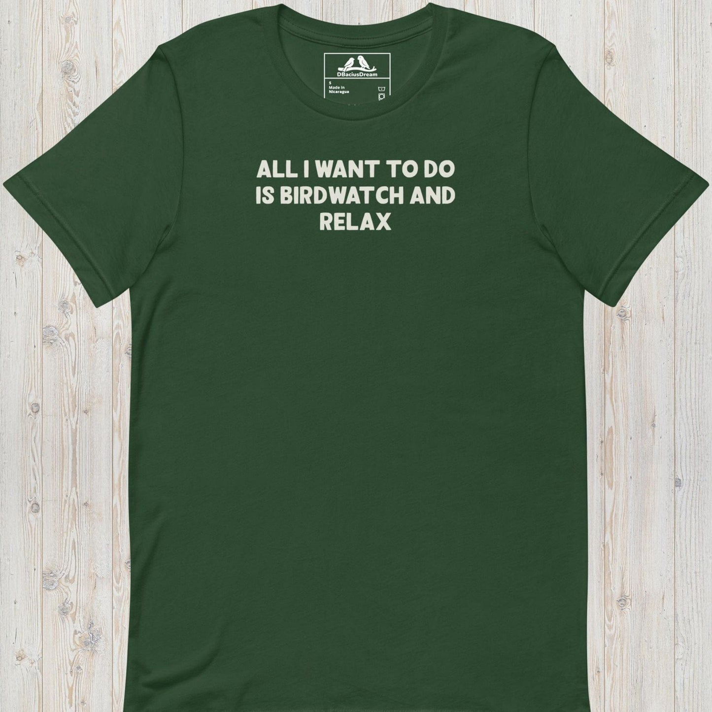 Birdwatch And Relax Unisex t-shirt