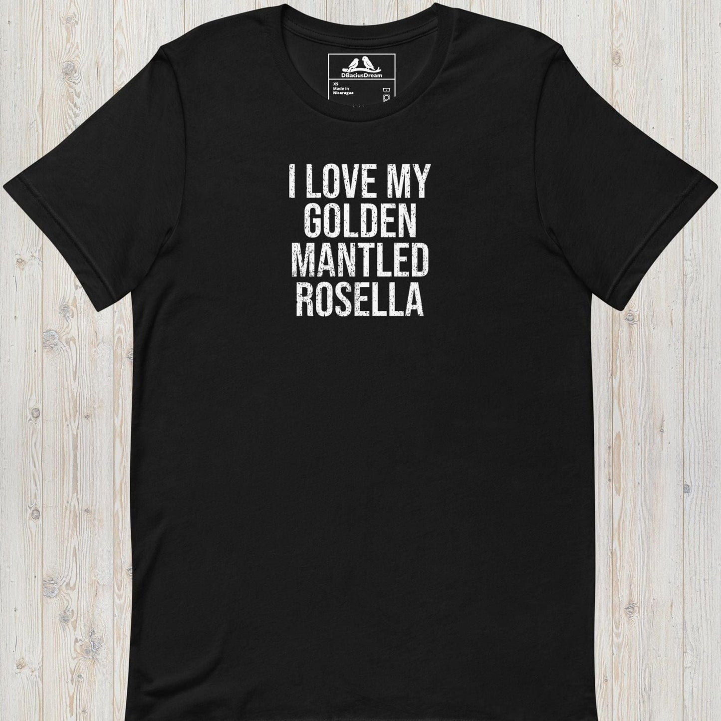 I Love My Golden Mantled Rosella Unisex t-shirt