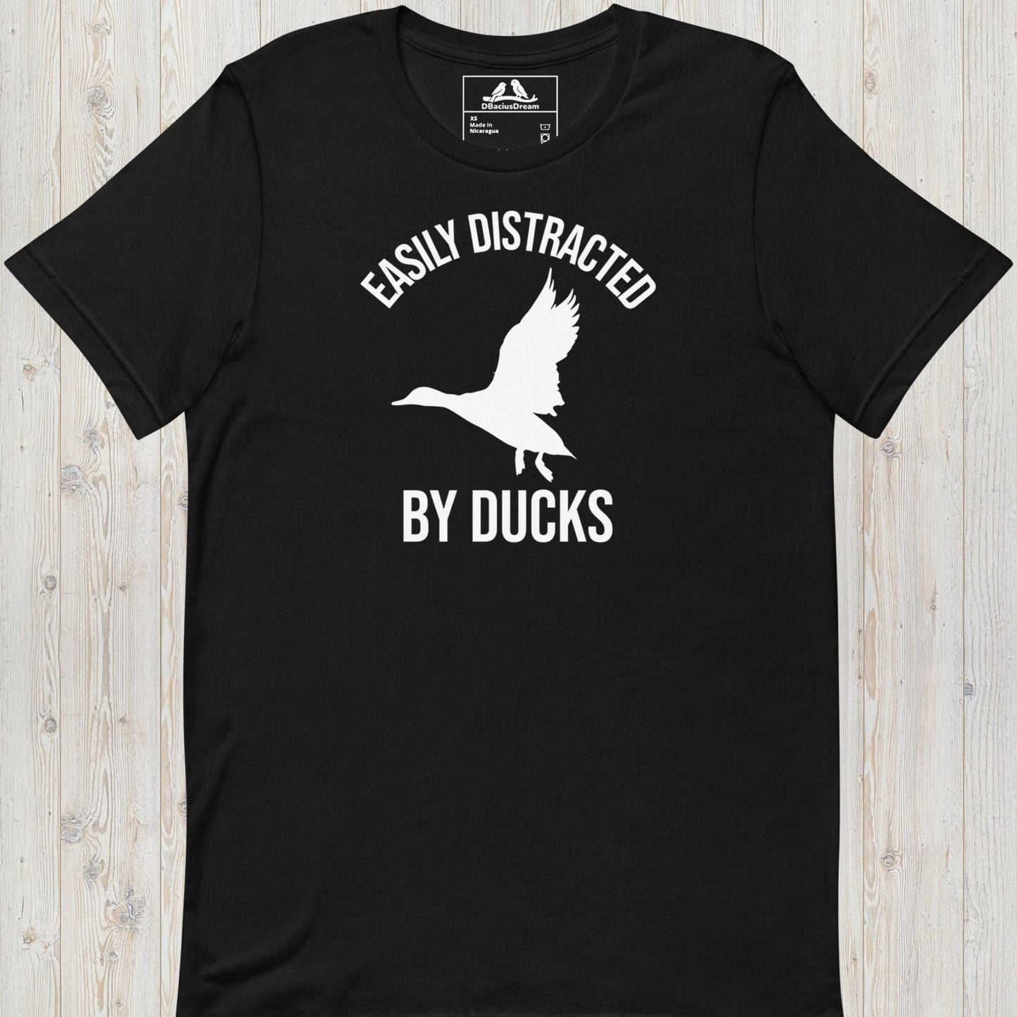 Easily Distracted By Ducks Unisex t-shirt