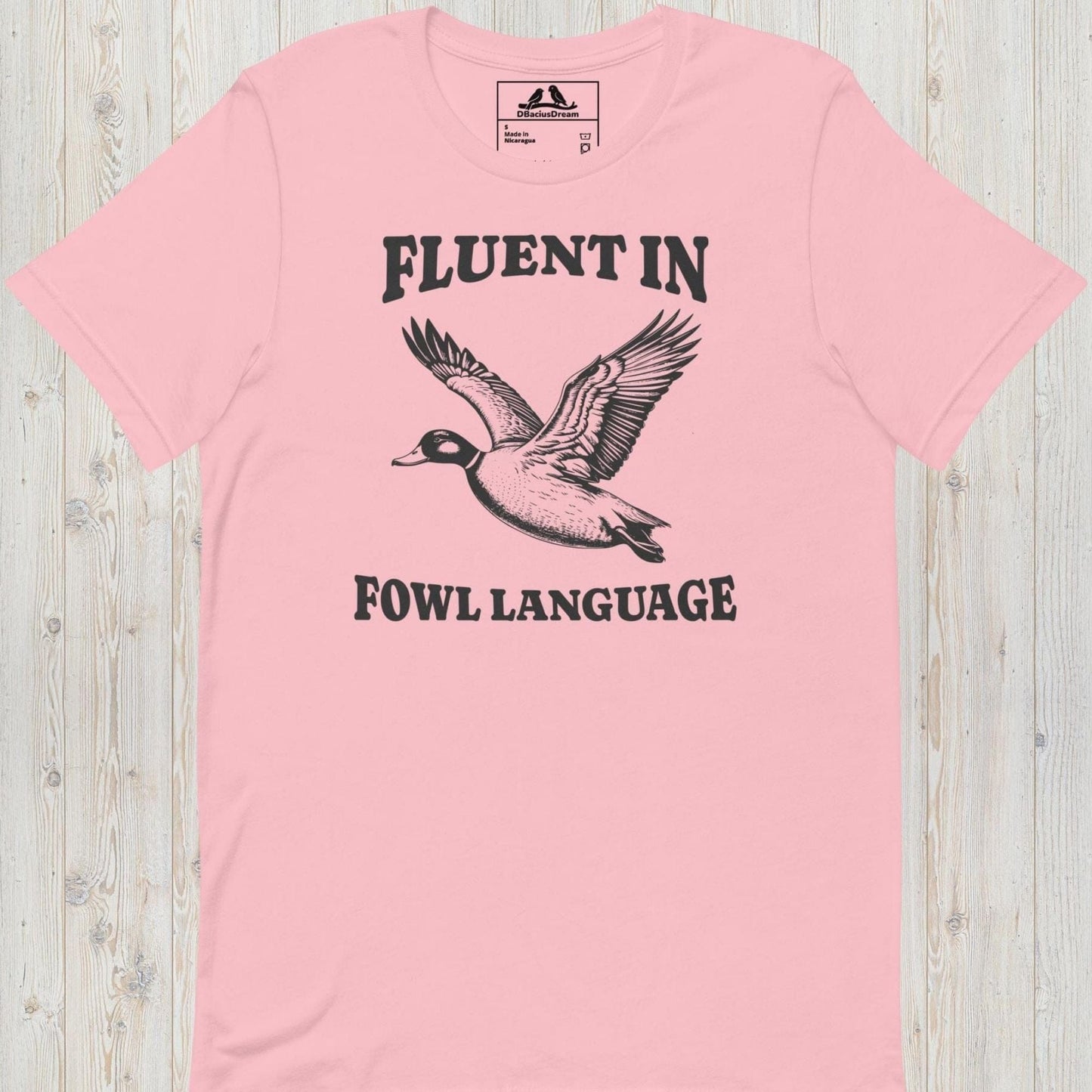 Fluent In Fowl Language Unisex t-shirt