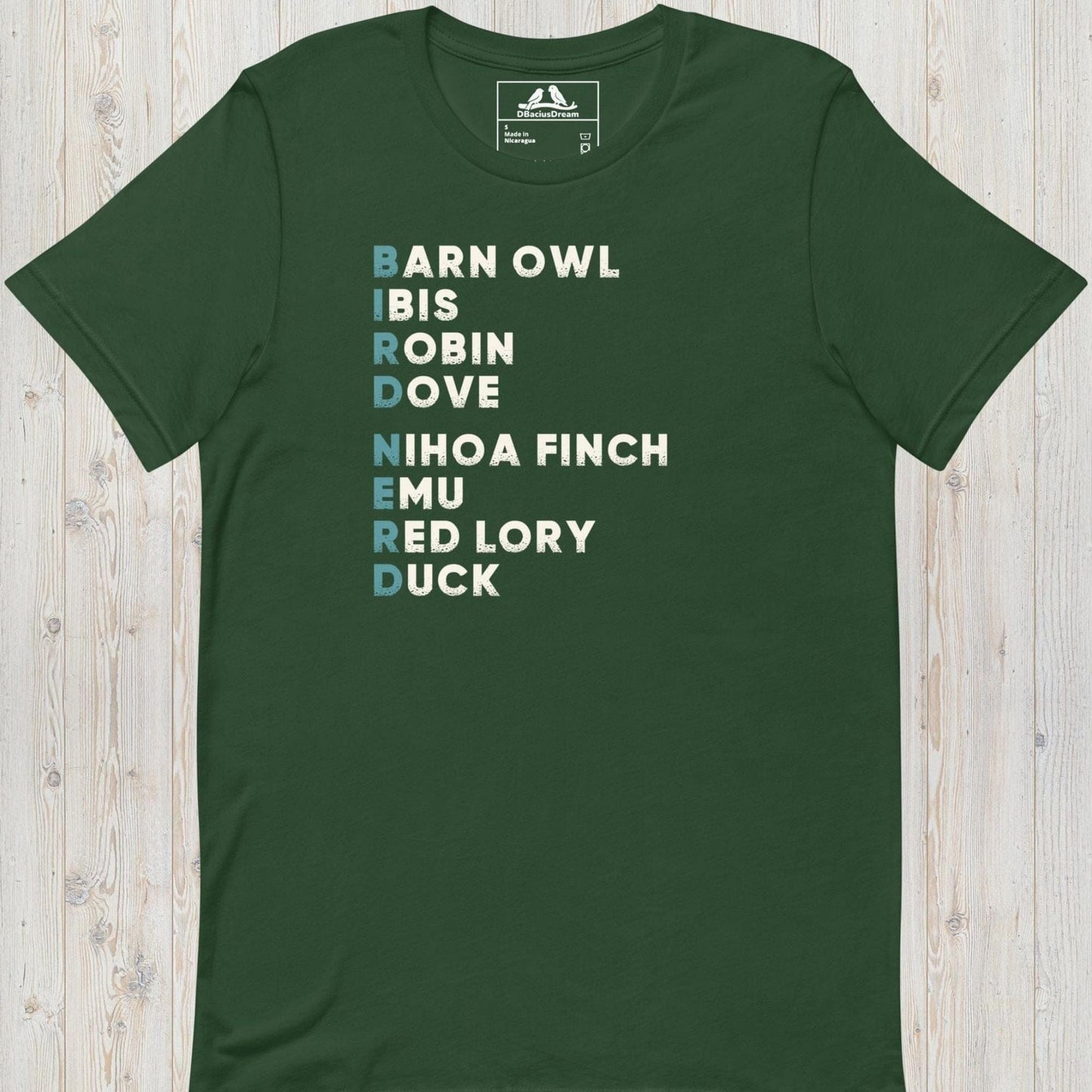 Bird Nerd Unisex t-shirt