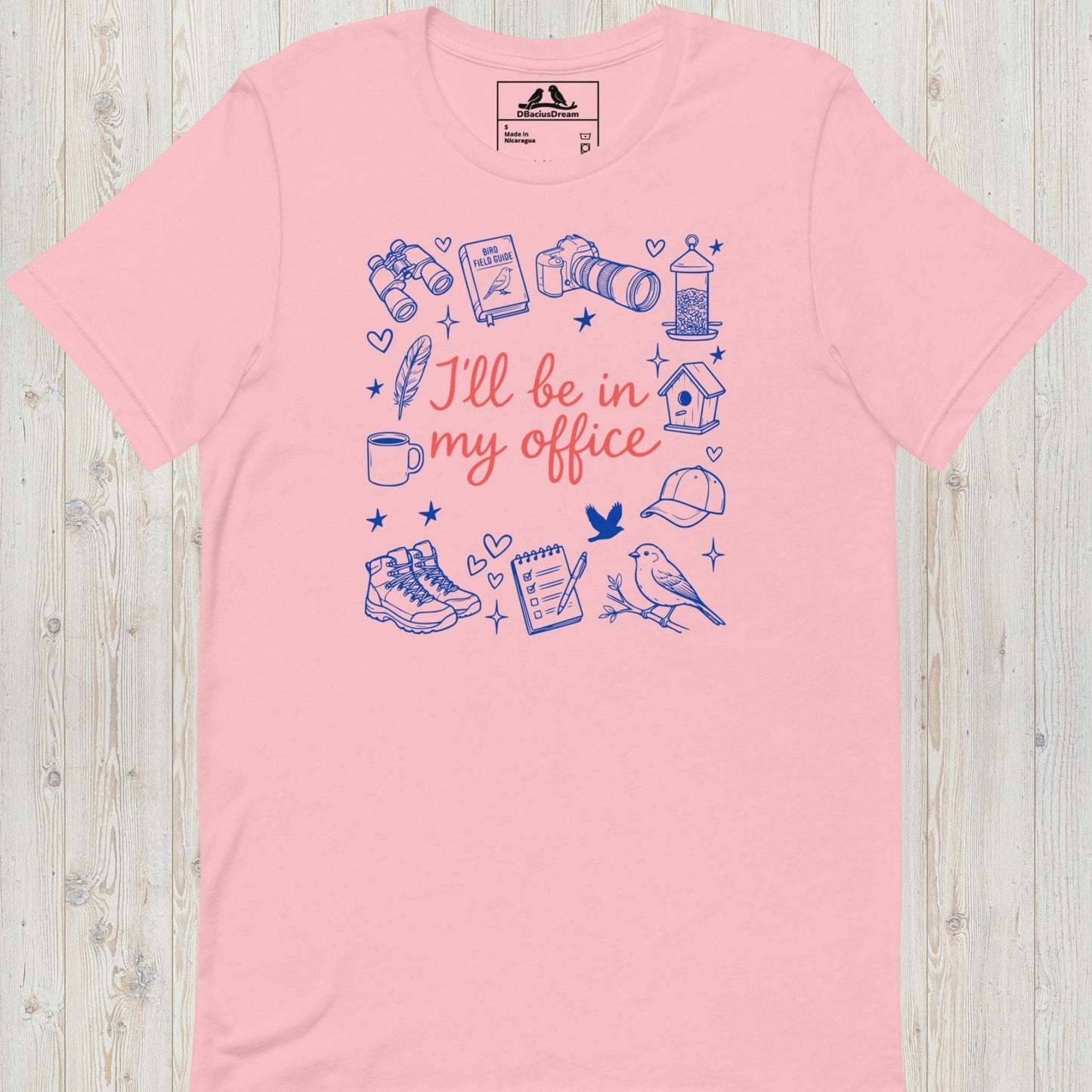 I´ll Be In My Office Birding Unisex t-shirt