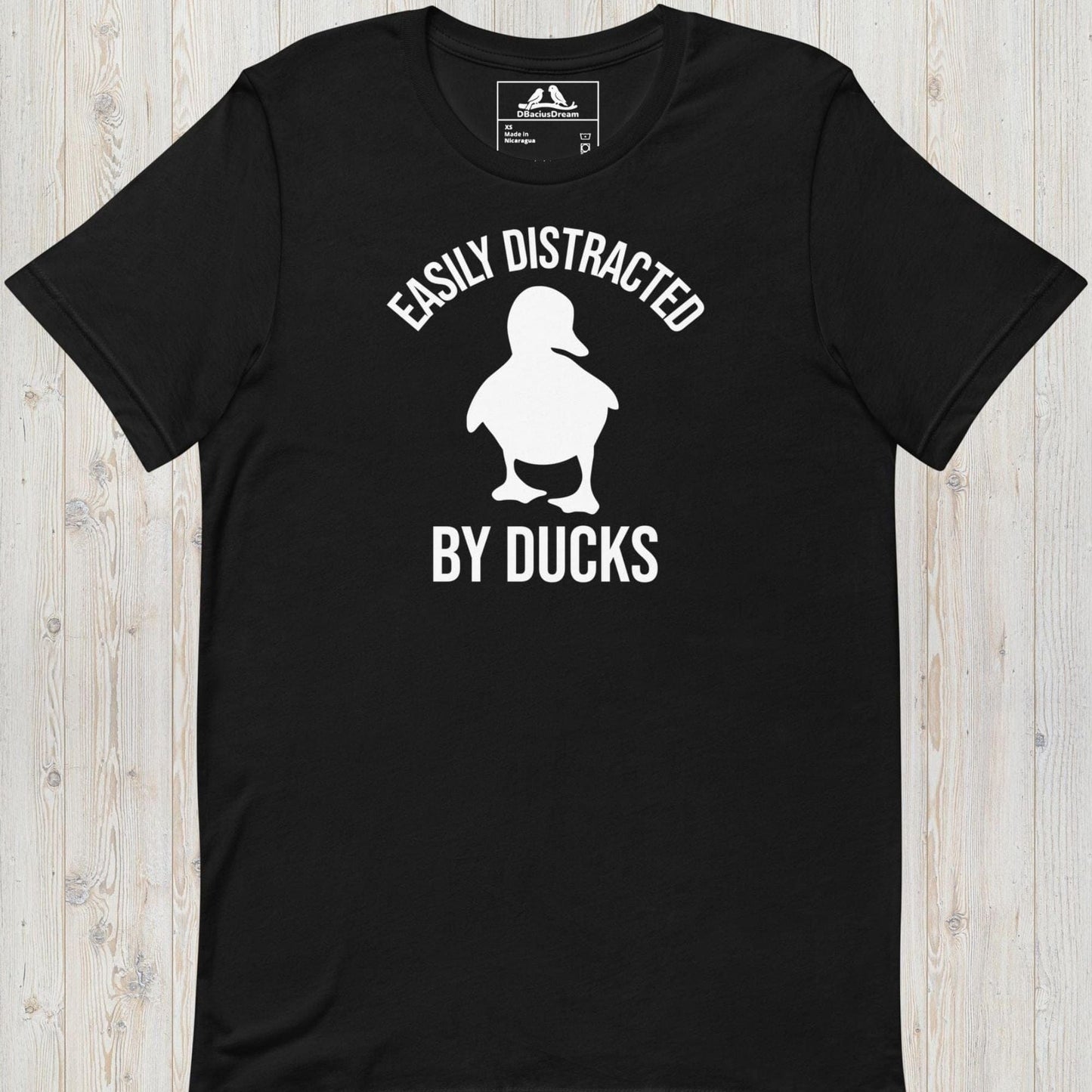 Easily Distracted By Ducks Unisex t-shirt