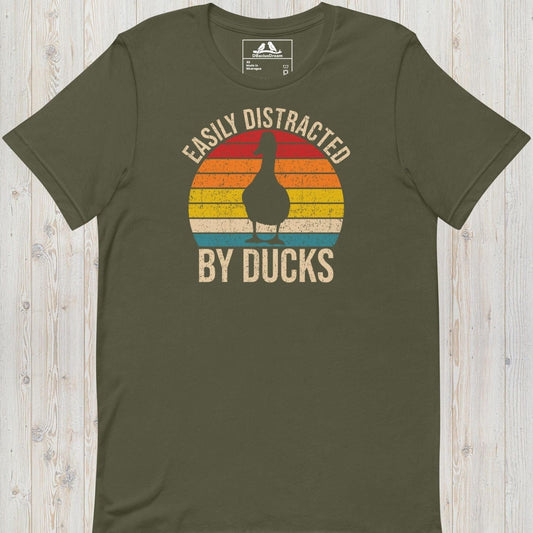 Easily Distracted By Ducks Unisex t-shirt