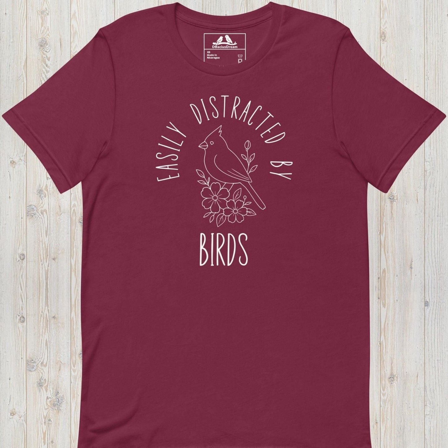 Easily Distracted By Birds Unisex t-shirt