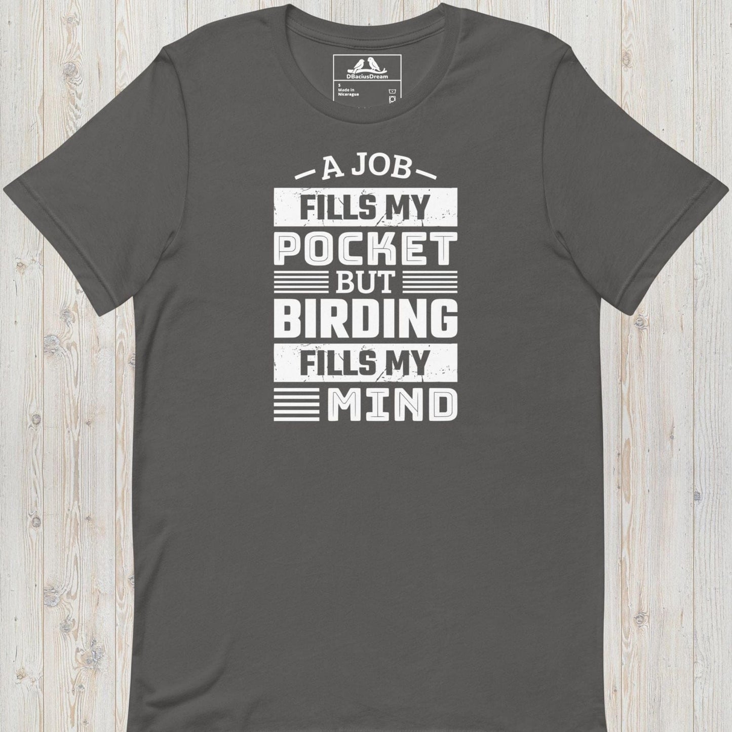 Birding Fills My Mind Unisex t-shirt