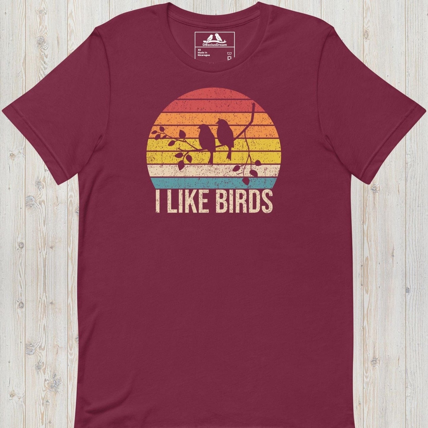 I Like Birds Unisex t-shirt