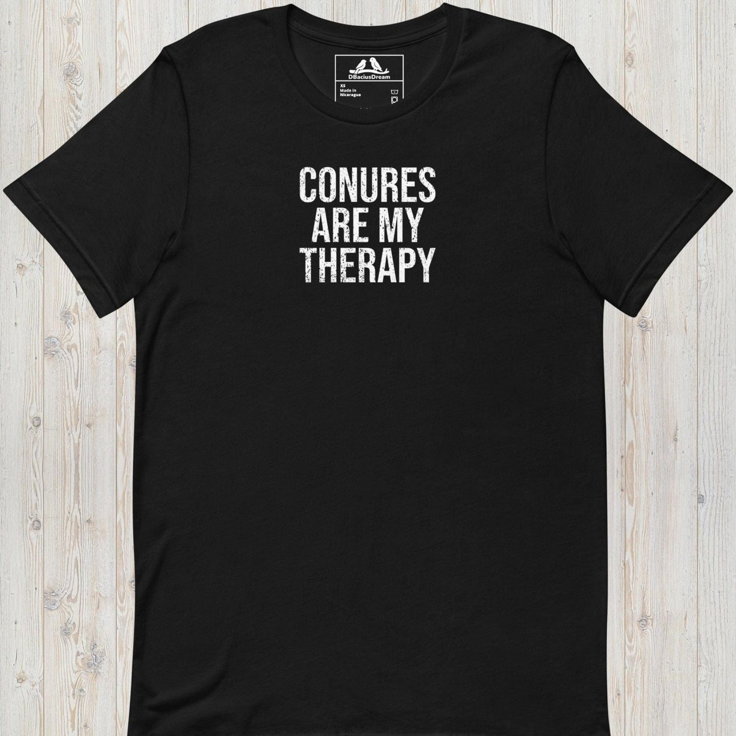 Conures Are My Therapy Unisex t-shirt