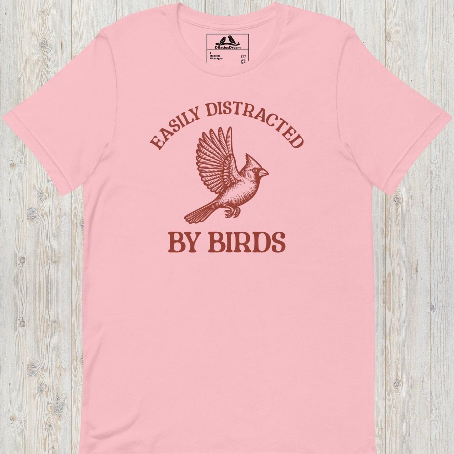 Easily Distracted By Birds Unisex t-shirt