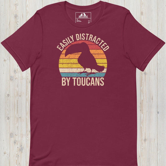 Easily Distracted By Toucans Unisex t-shirt