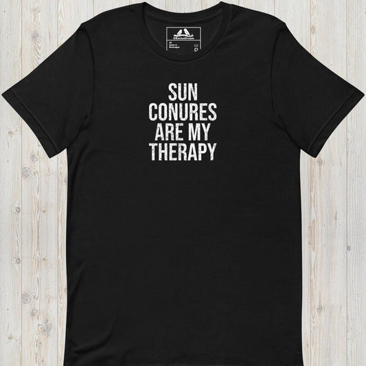 Sun Conures Are My Therapy Unisex t-shirt