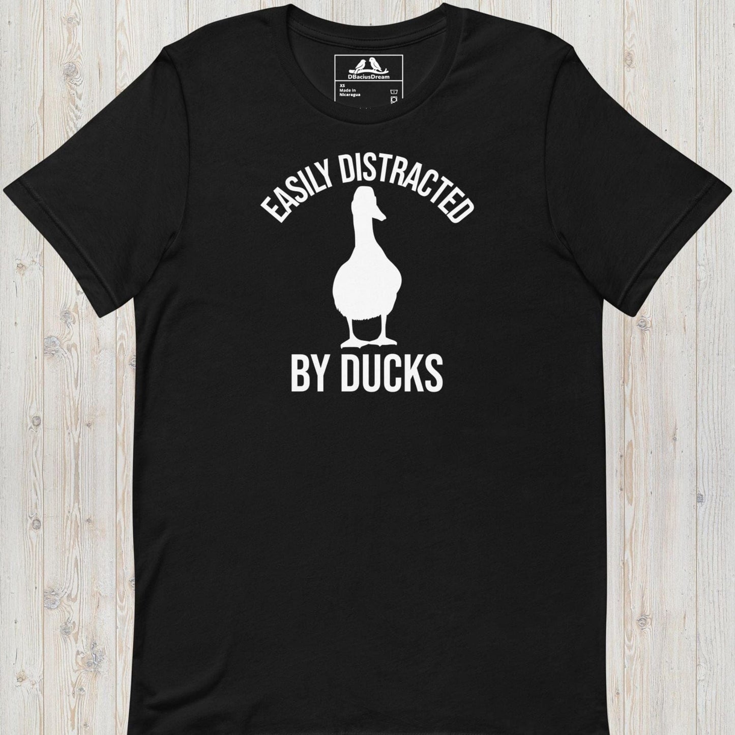 Easily Distracted By Ducks Unisex t-shirt