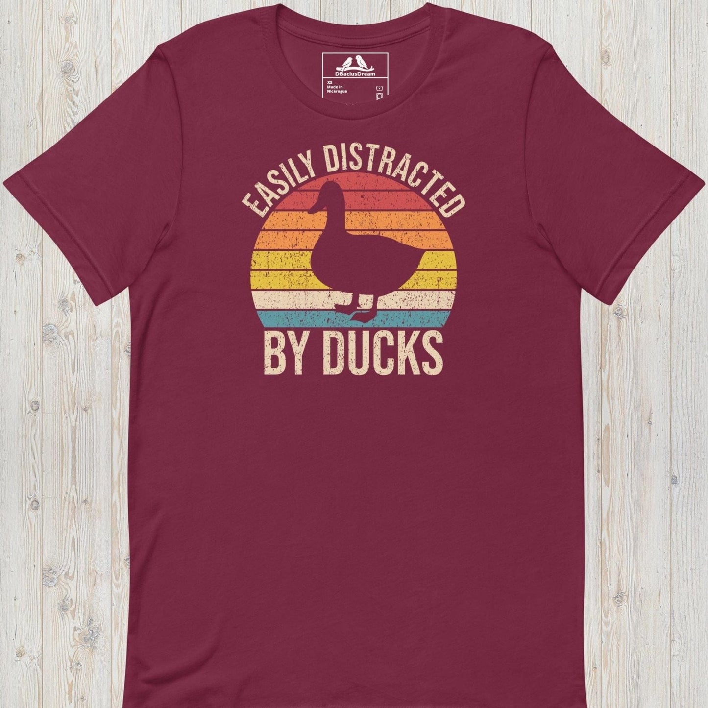 Easily Distracted By Ducks Unisex t-shirt