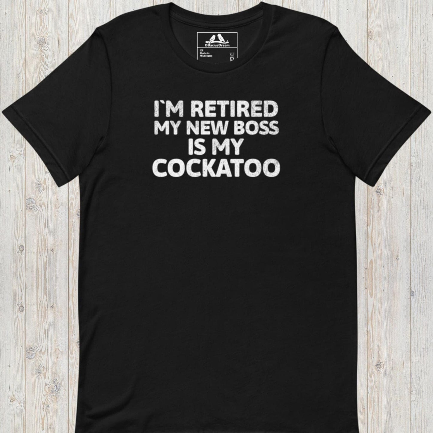 My New Boss Is My Cockatoo Unisex t-shirt