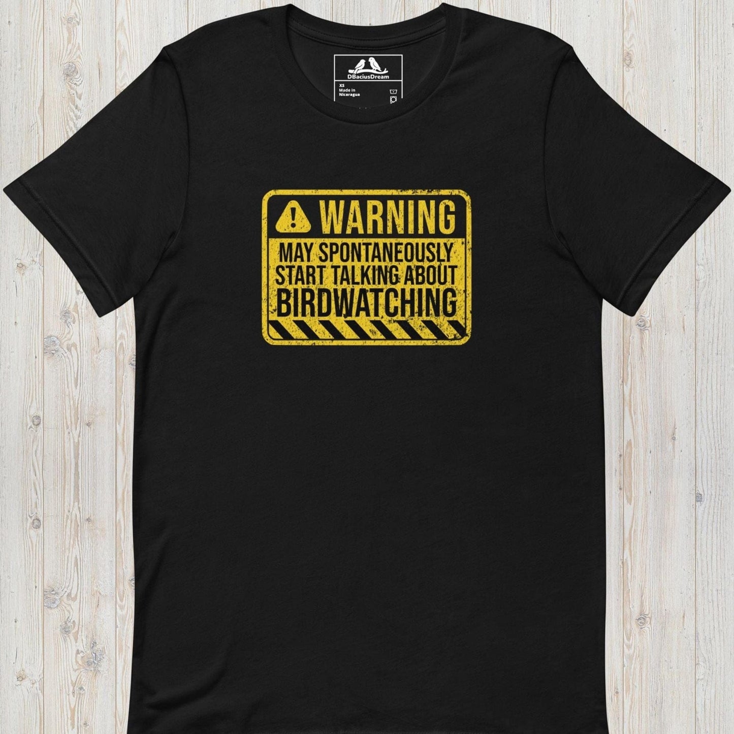 Birdwatching Warning Unisex t-shirt