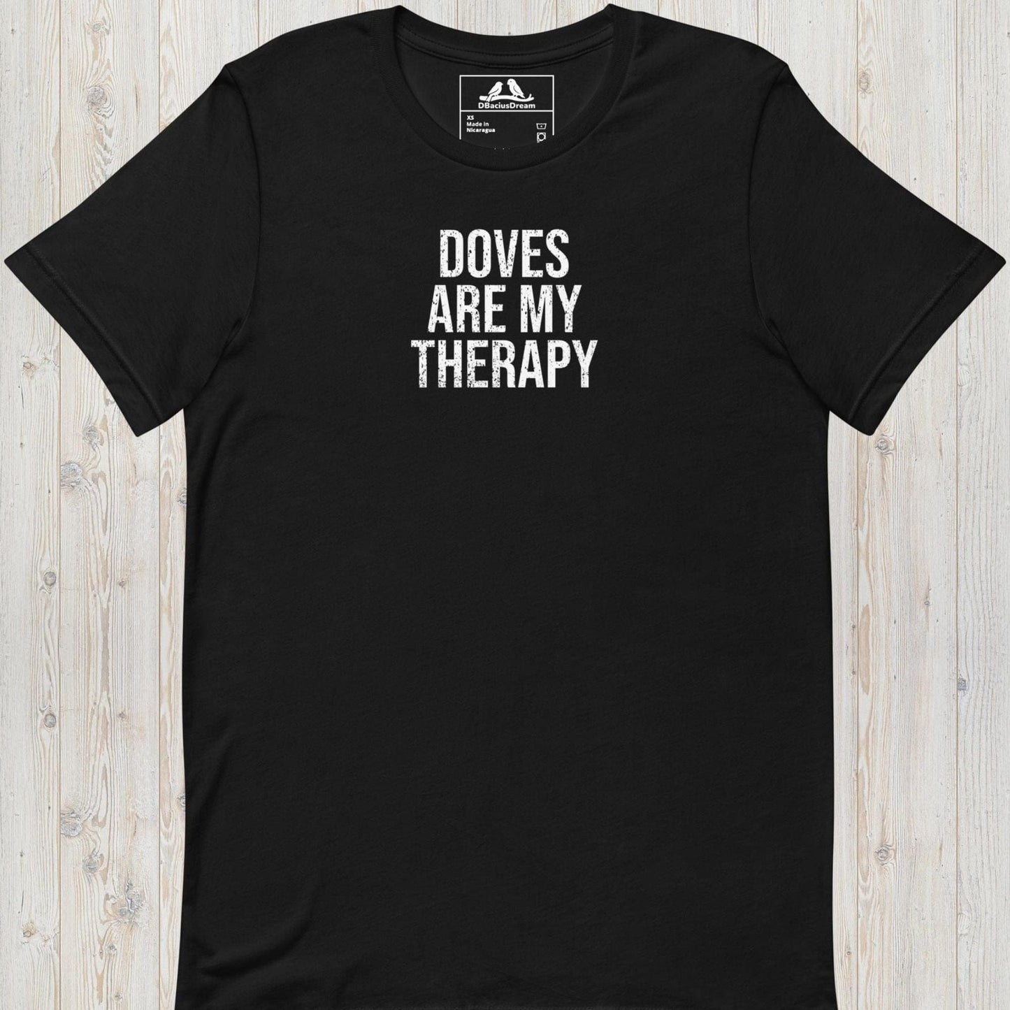 Doves Are My Therapy Unisex t-shirt