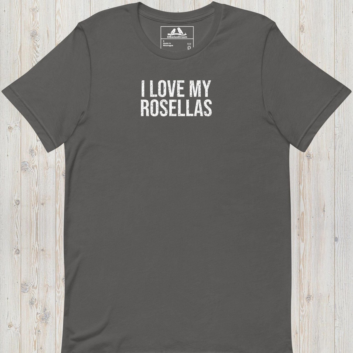 I Love My Rosellas Unisex t-shirt