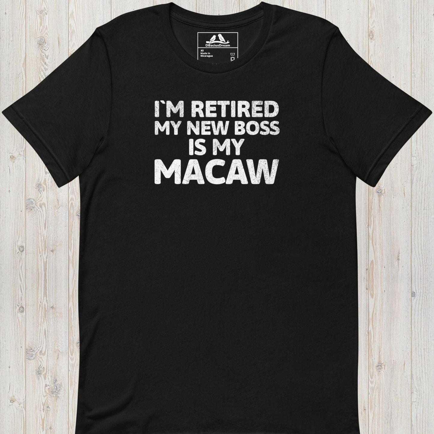 My New Boss Is My Macaw Unisex t-shirt