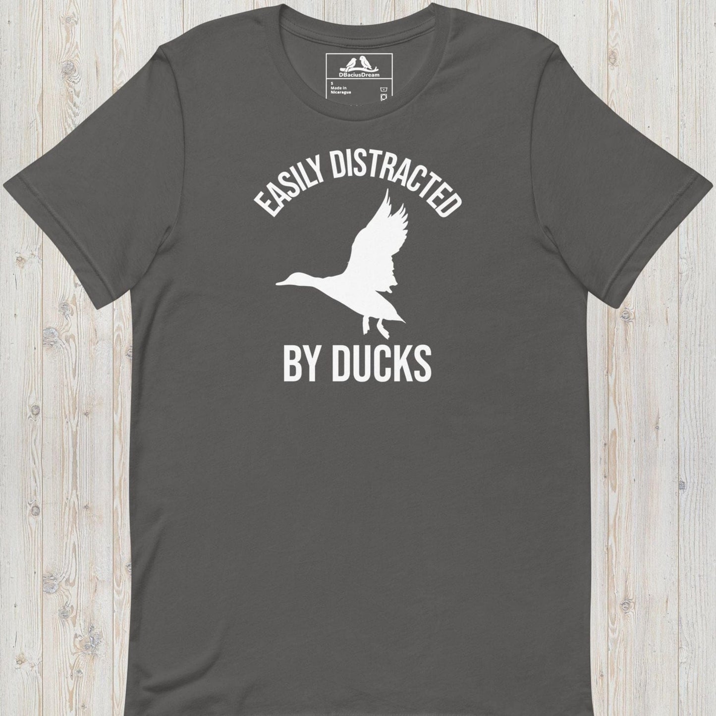 Easily Distracted By Ducks Unisex t-shirt