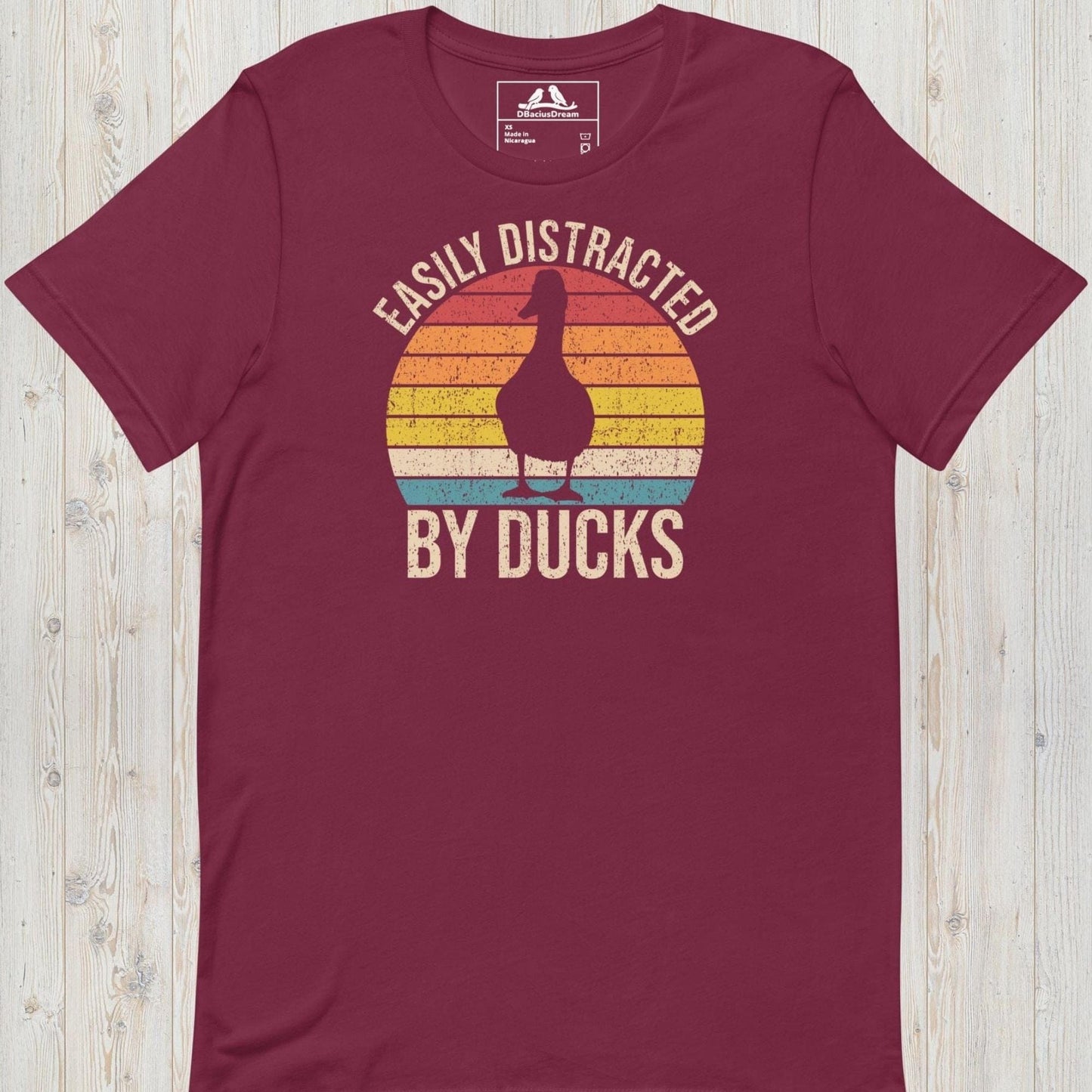 Easily Distracted By Ducks Unisex t-shirt