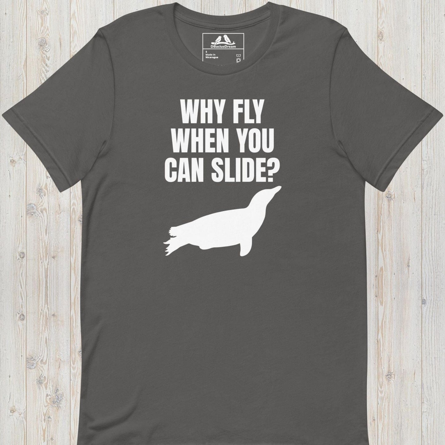 Why Fly When You Can Slide Unisex t-shirt