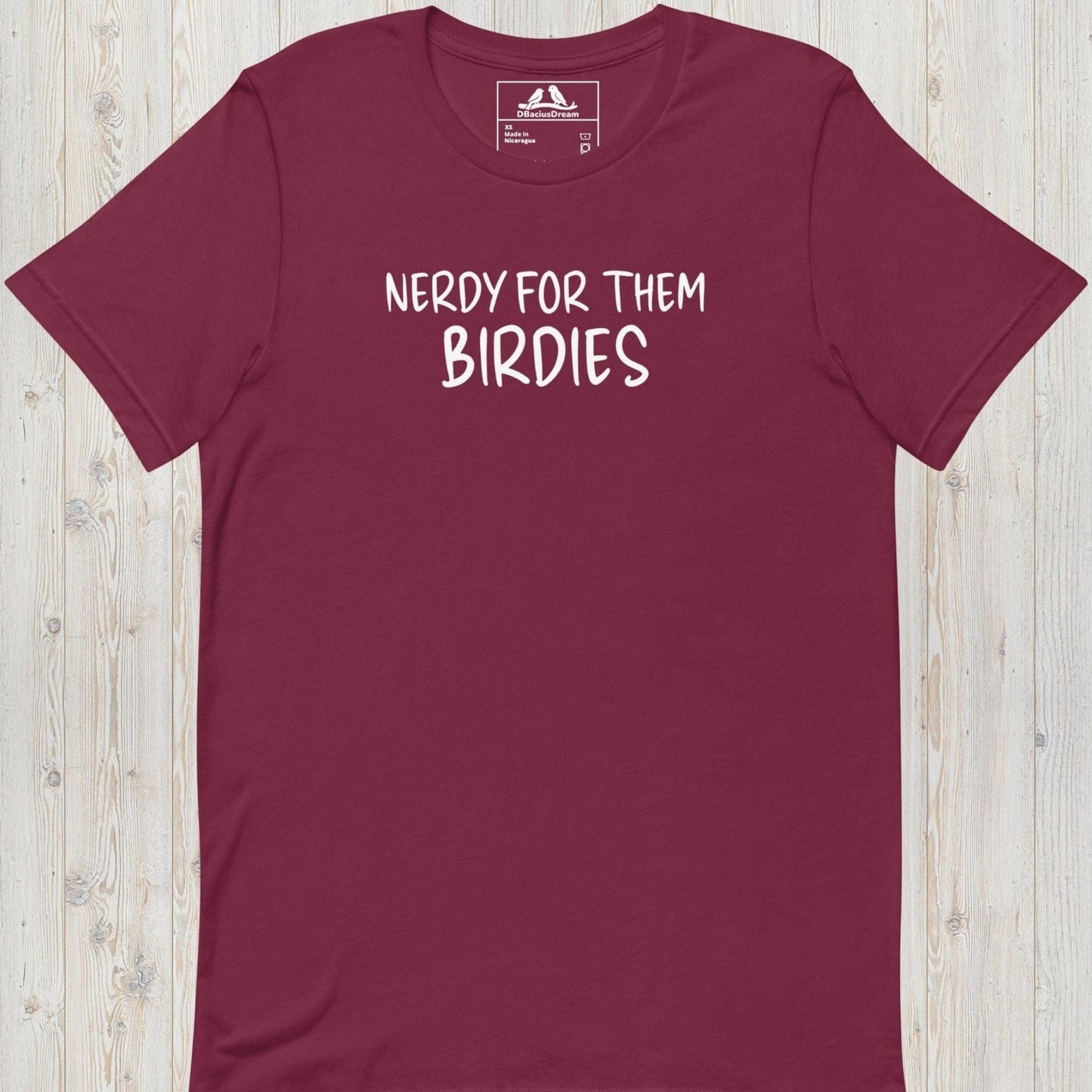 Nerdy For Them Birdies Unisex t-shirt