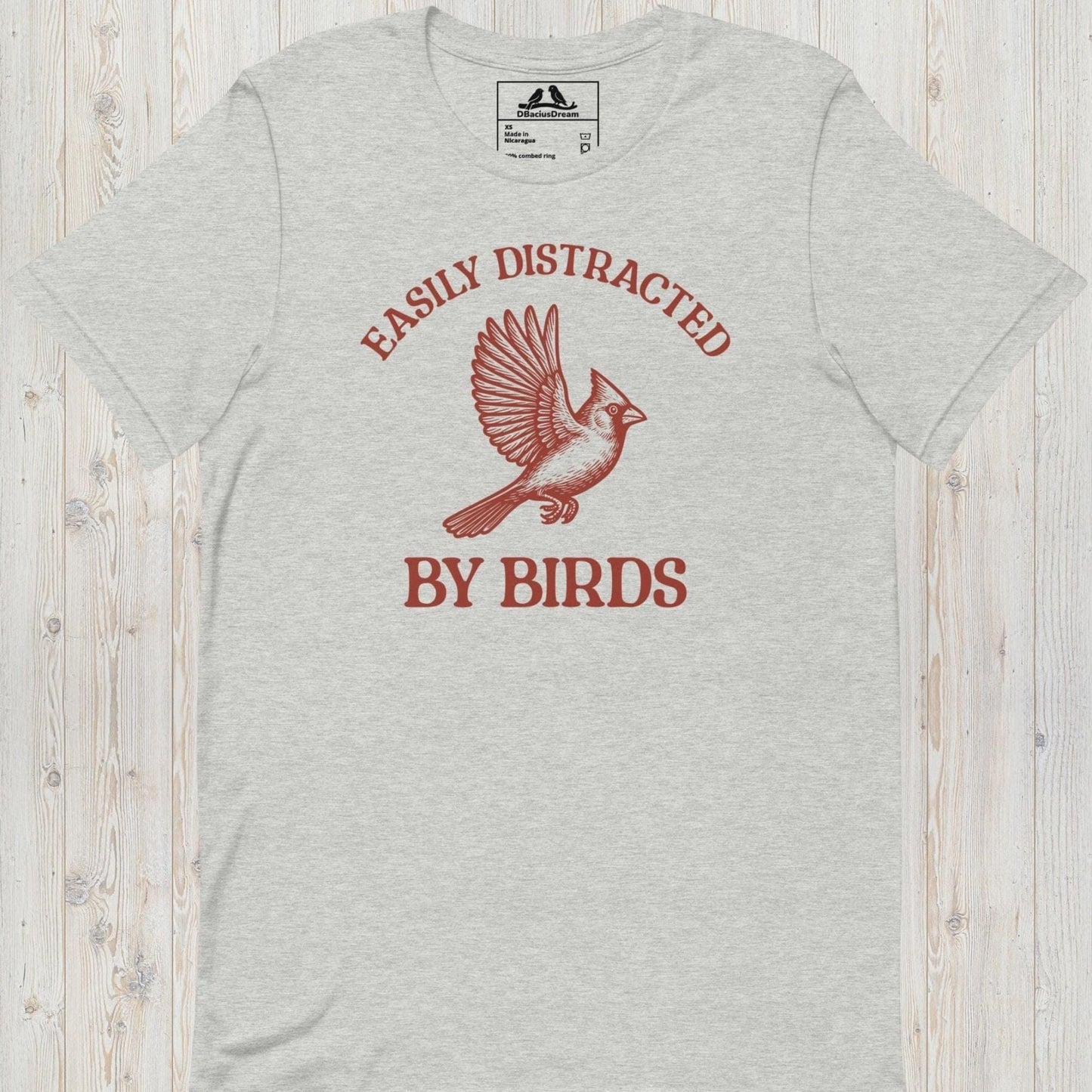Easily Distracted By Birds Unisex t-shirt