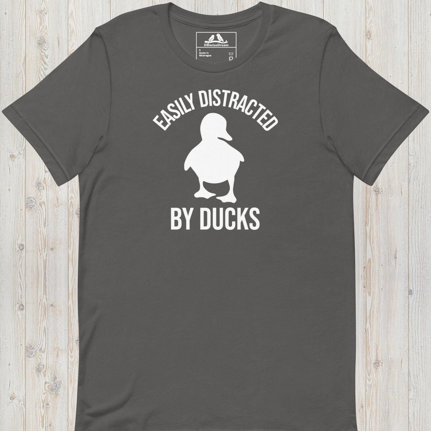 Easily Distracted By Ducks Unisex t-shirt