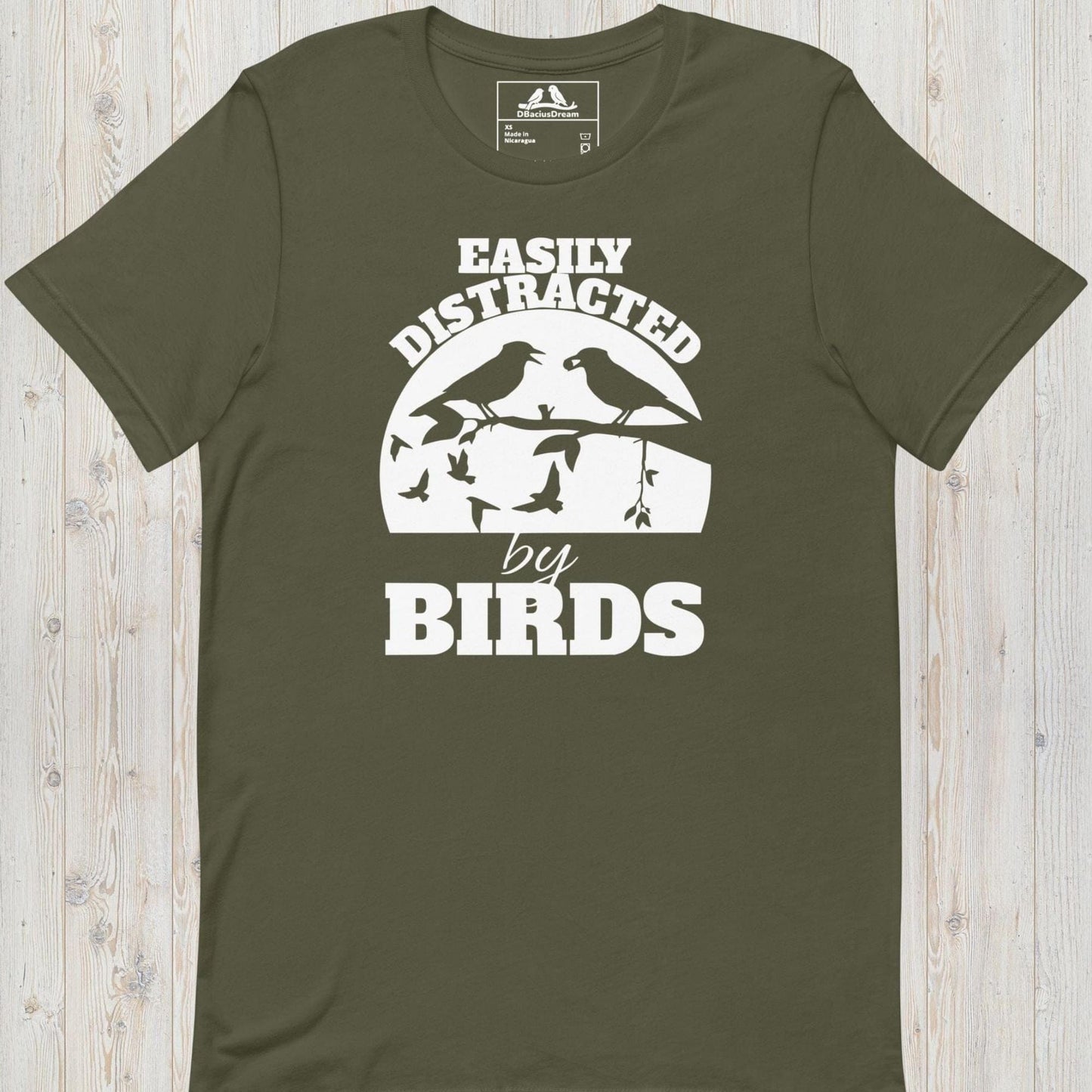 Easily Distracted By Birds Unisex t-shirt