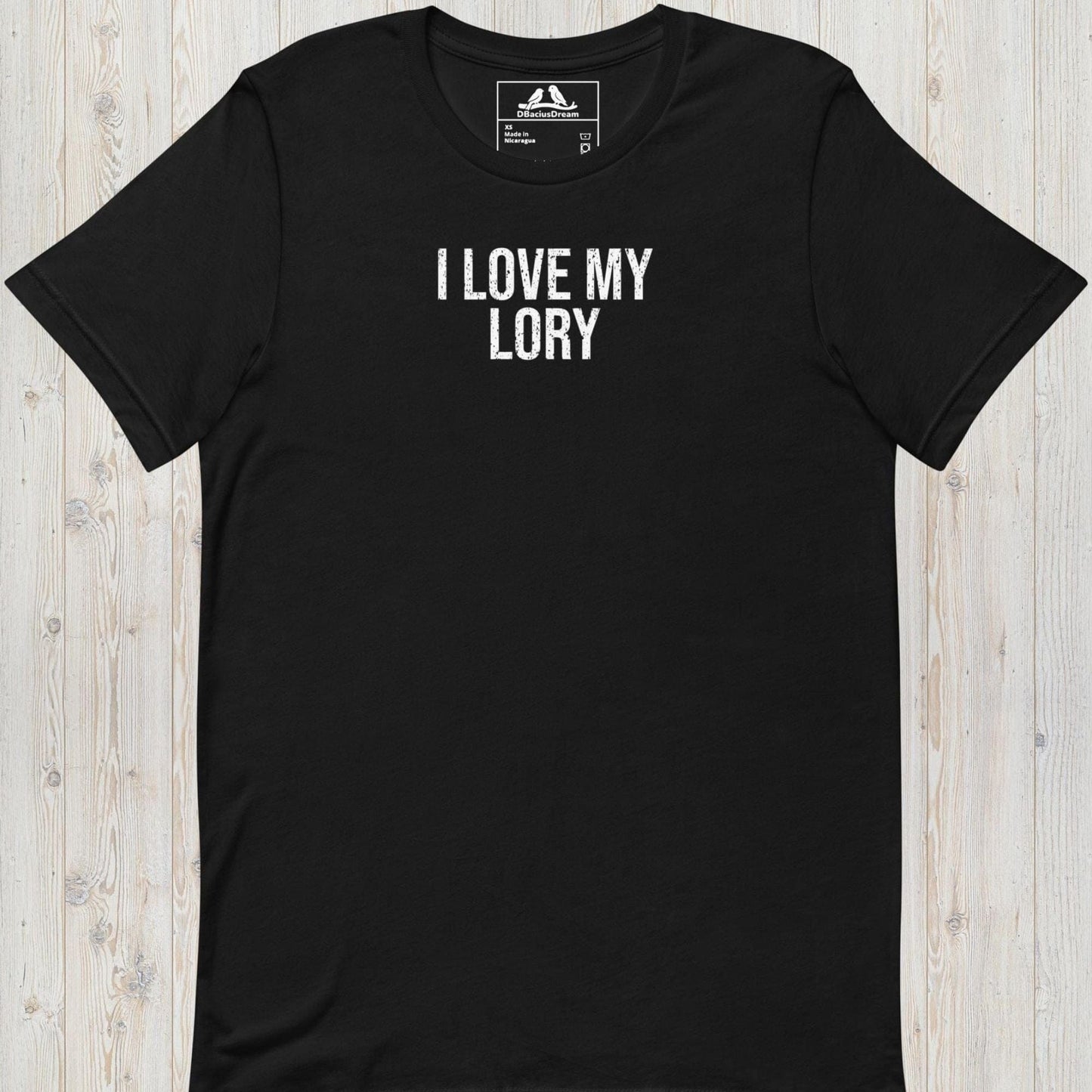 I Love My Lory Unisex t-shirt