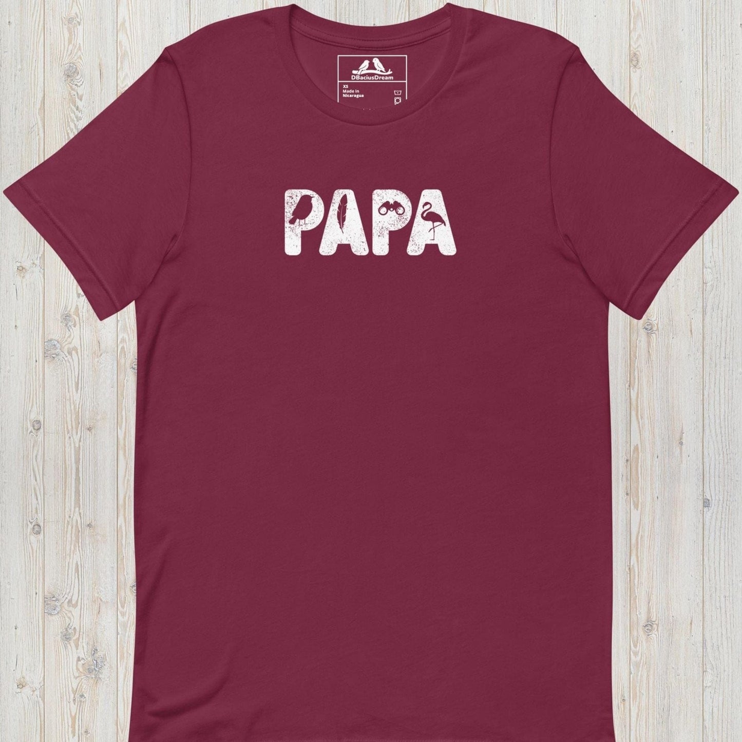 Papa Birdwatching Unisex t-shirt