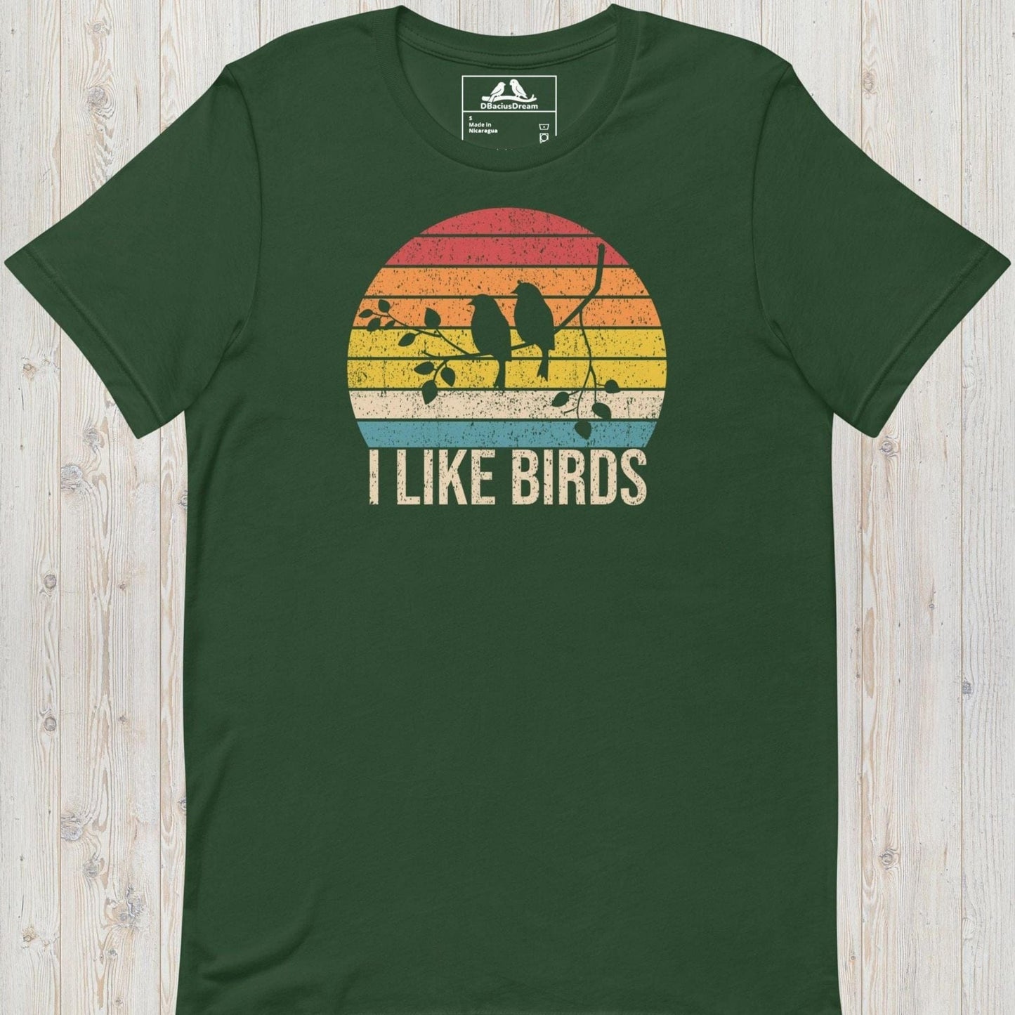 I Like Birds Unisex t-shirt