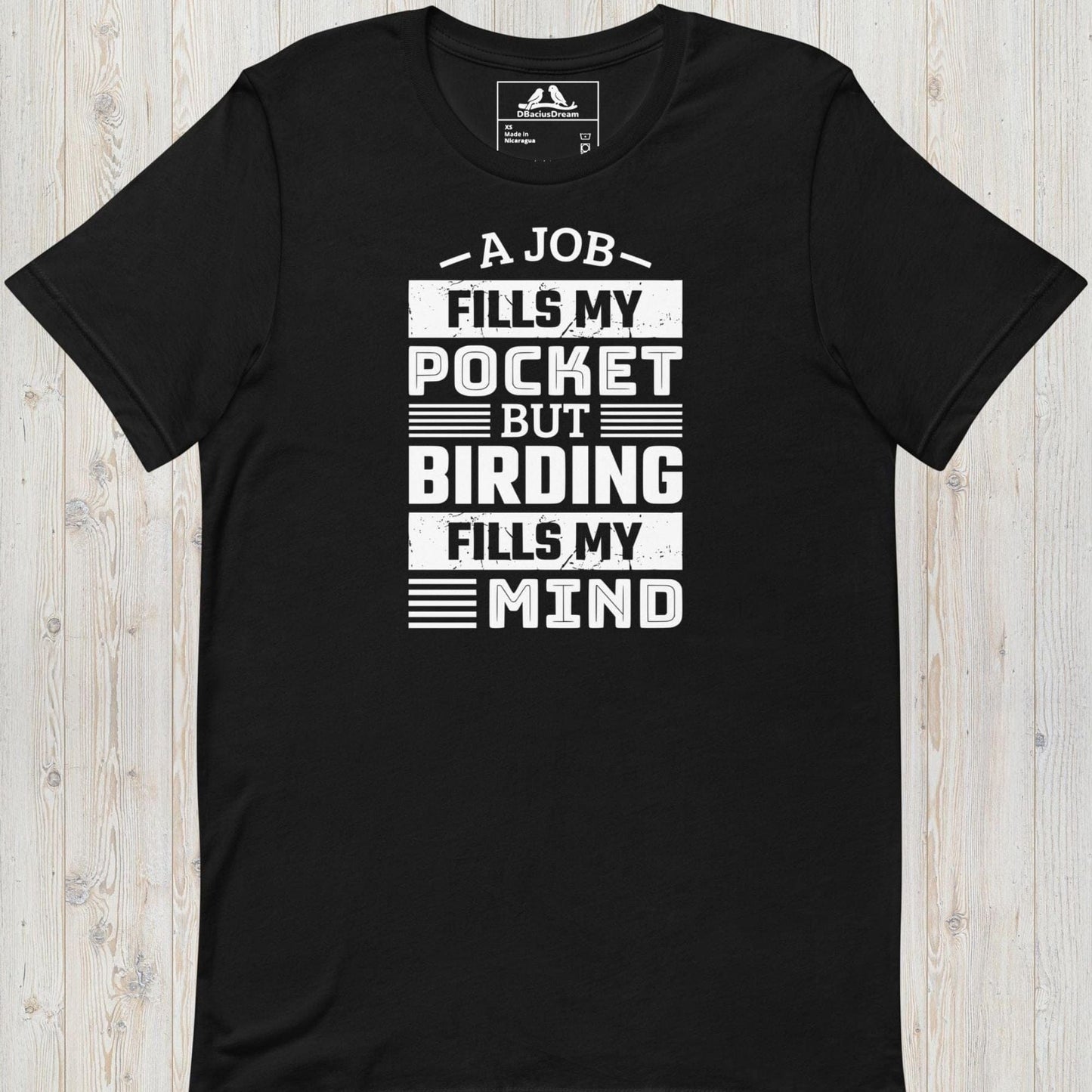 Birding Fills My Mind Unisex t-shirt