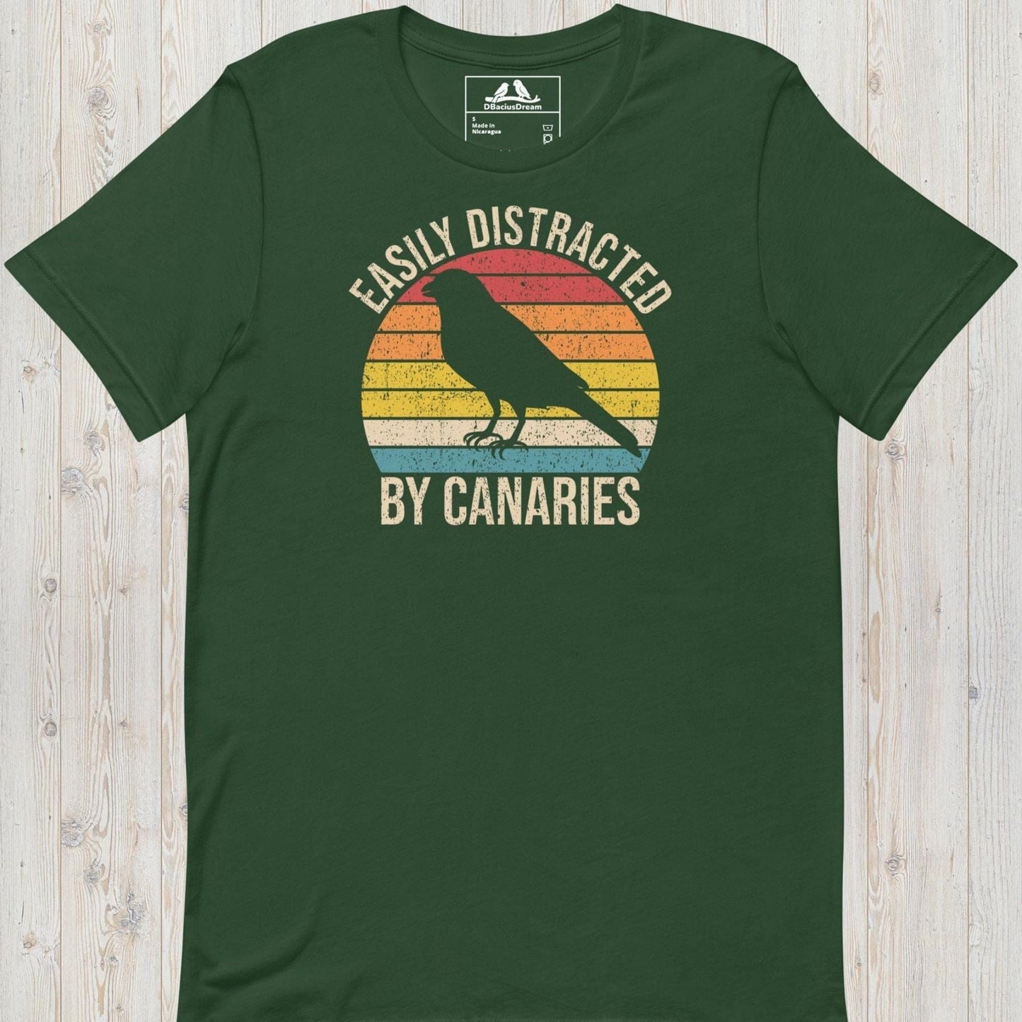 Easily Distracted By Canaries  Unisex t-shirt