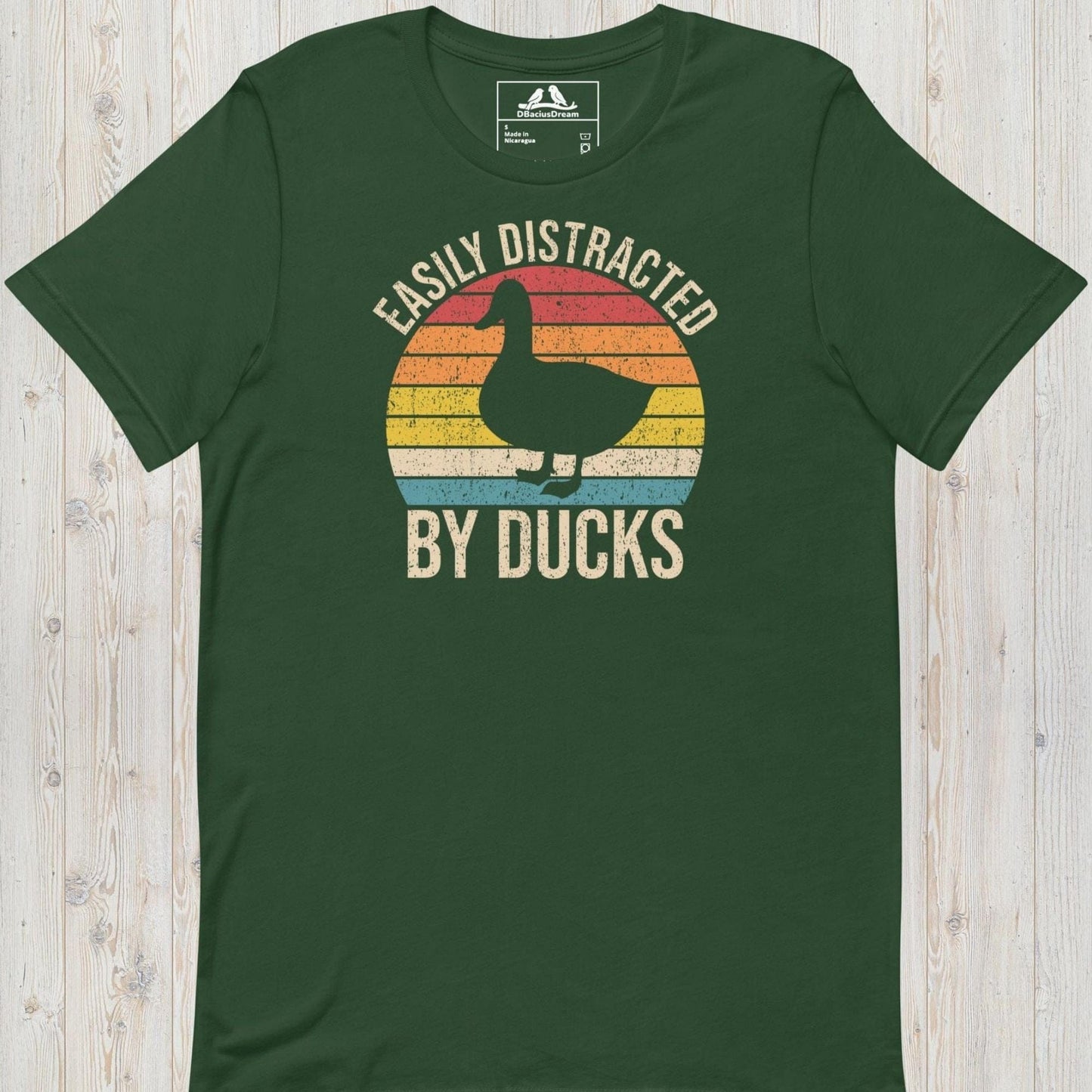 Easily Distracted By Ducks Unisex t-shirt