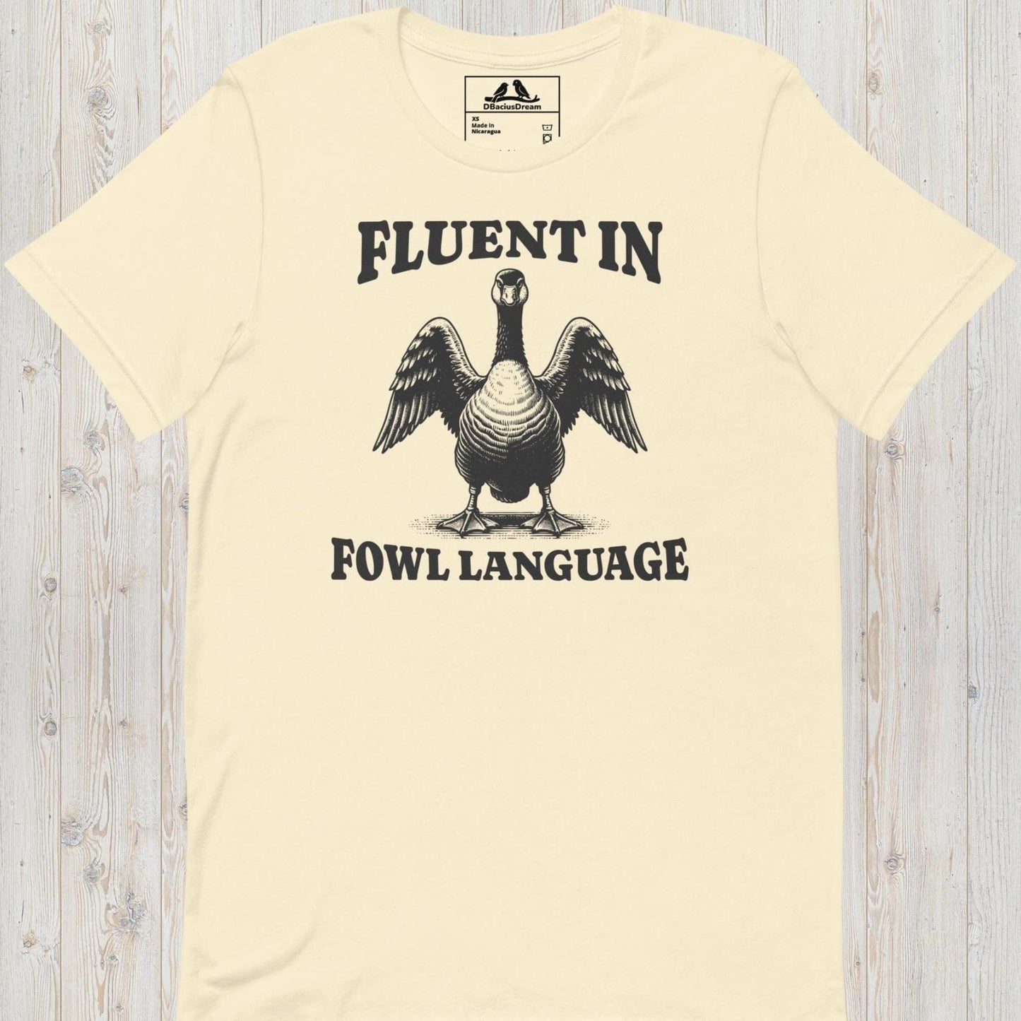 Fluent In Fowl Language Unisex t-shirt