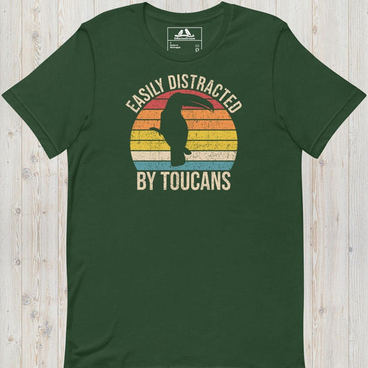 Easily Distracted By Toucans Unisex t-shirt